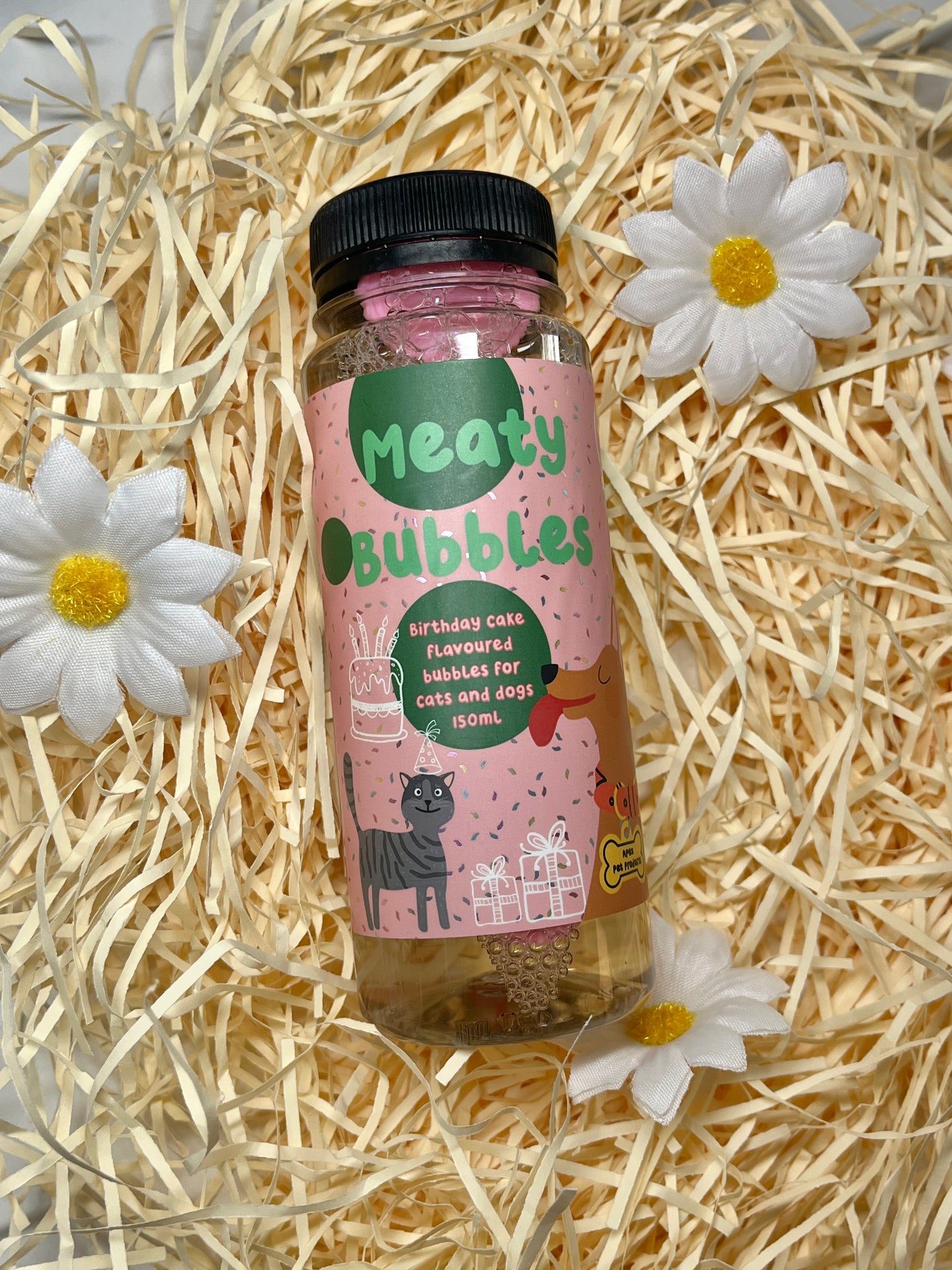 Meaty Bubbles Birthday Cake