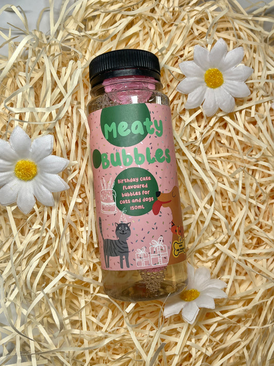 Meaty Bubbles Birthday Cake