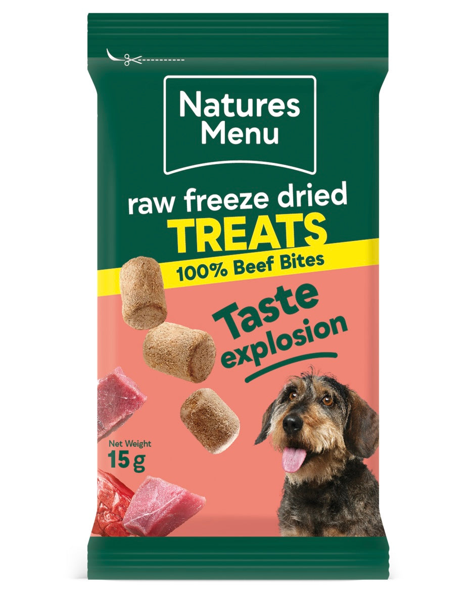 Natures Menu Raw Freeze Dried Beef Treats