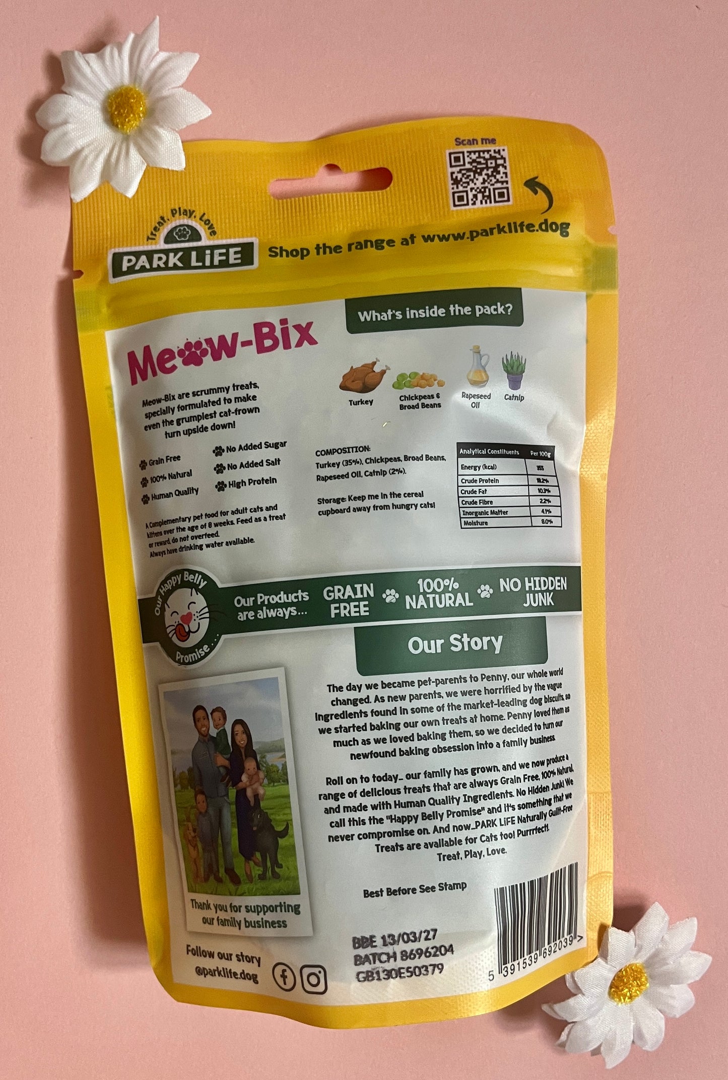 Park Life Meow-Bix Tweety Bird Cat Treats