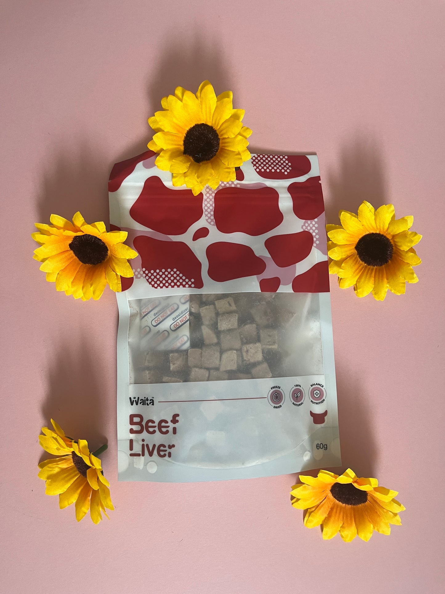 Waita Freeze Dried Beef Liver Cubes 60g