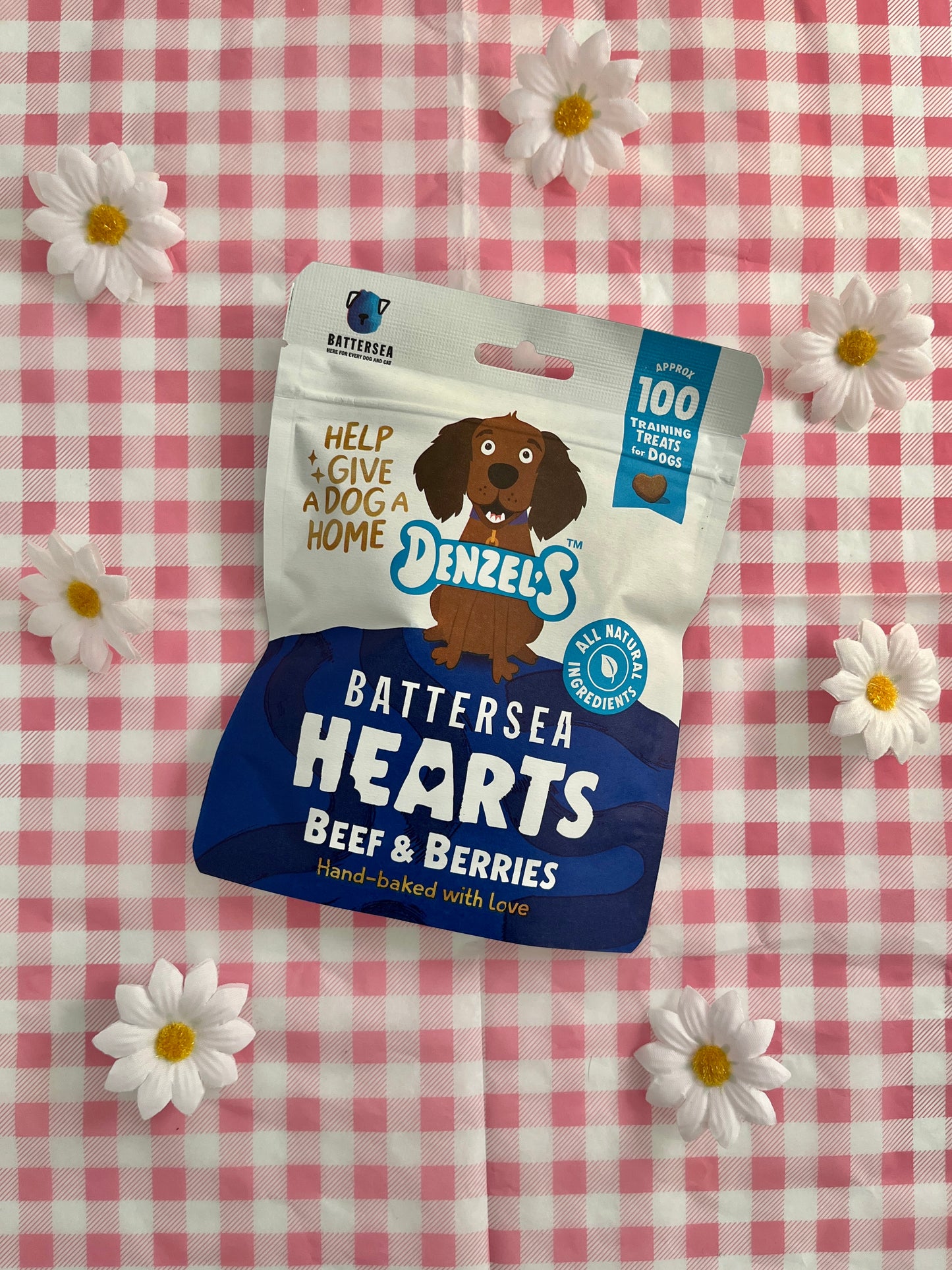 Denzels Battersea Hearts Dog Treats