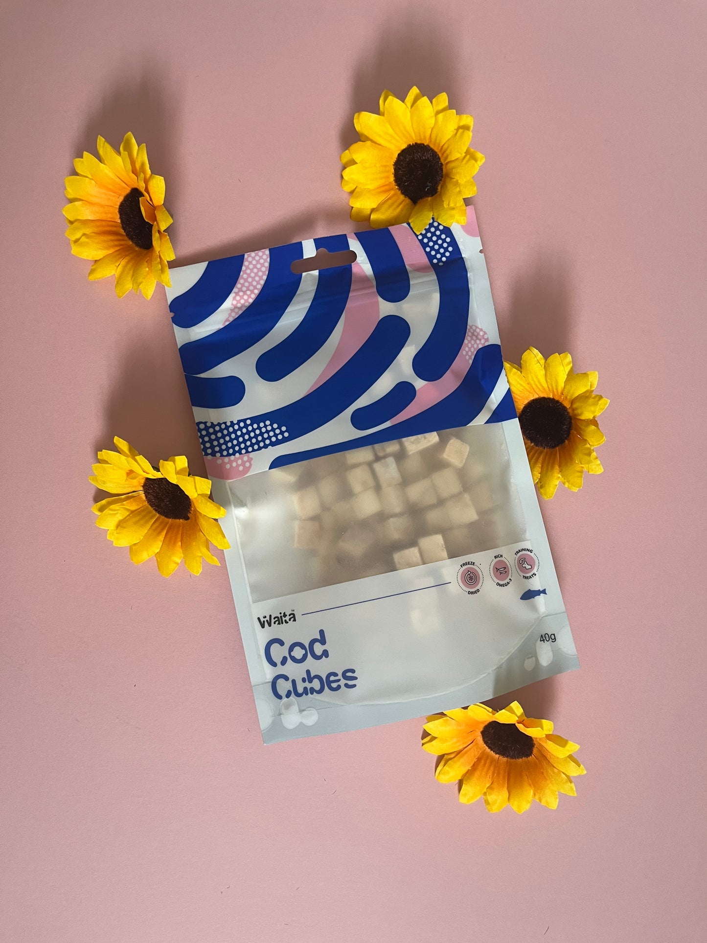 Waita Freeze Dried Cod Cubes 40g