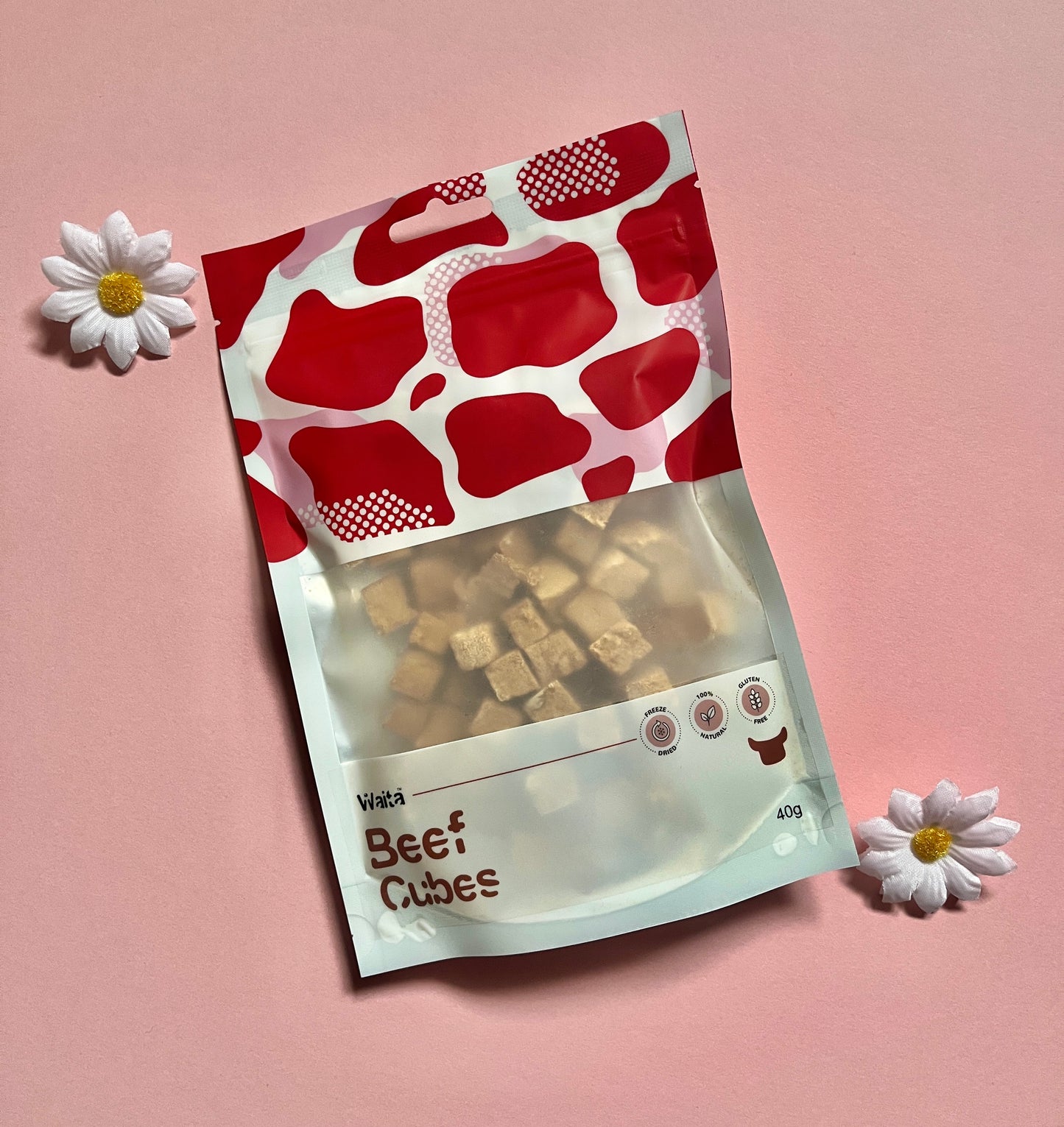 Waita Freeze Dried Beef Cubes 40g