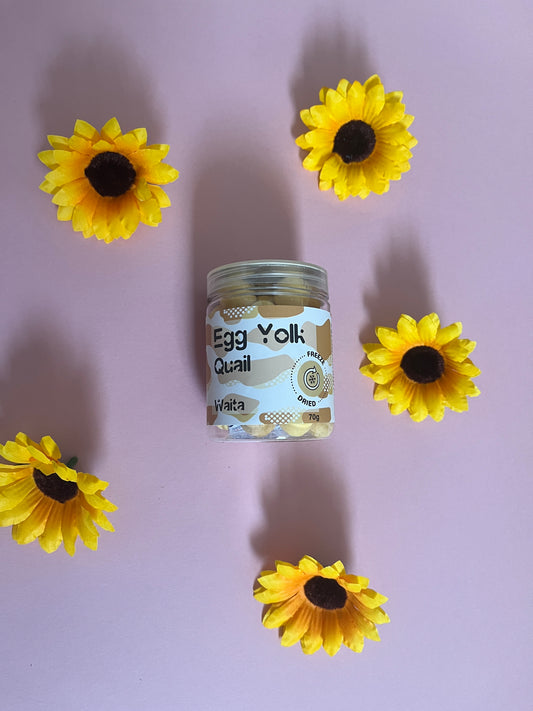 Waita Freeze Dried Quail Egg Yolk 70g