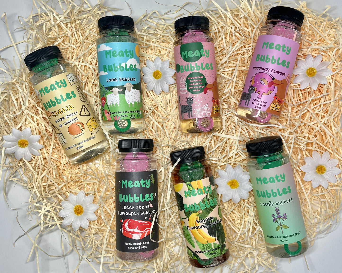 Meaty Bubbles Birthday Cake