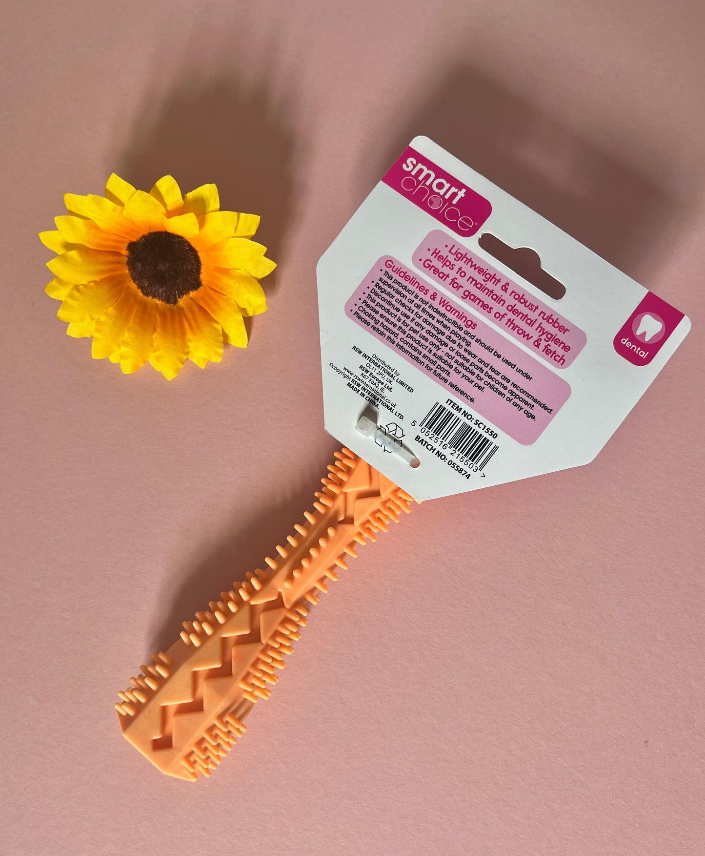 Smart Choice Rubber Baton Puppy Toy