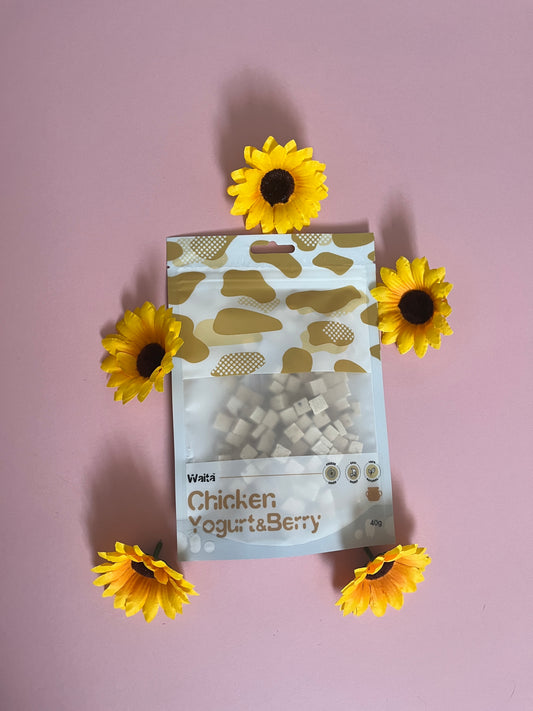 Waita Freeze Dried Chicken, Yogurt & Berry 40g