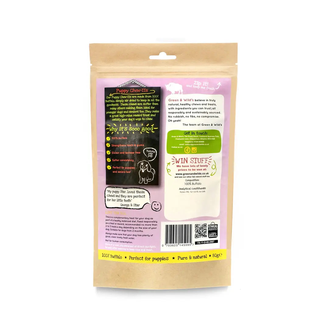 Green & Wilds Puppy Chew-its