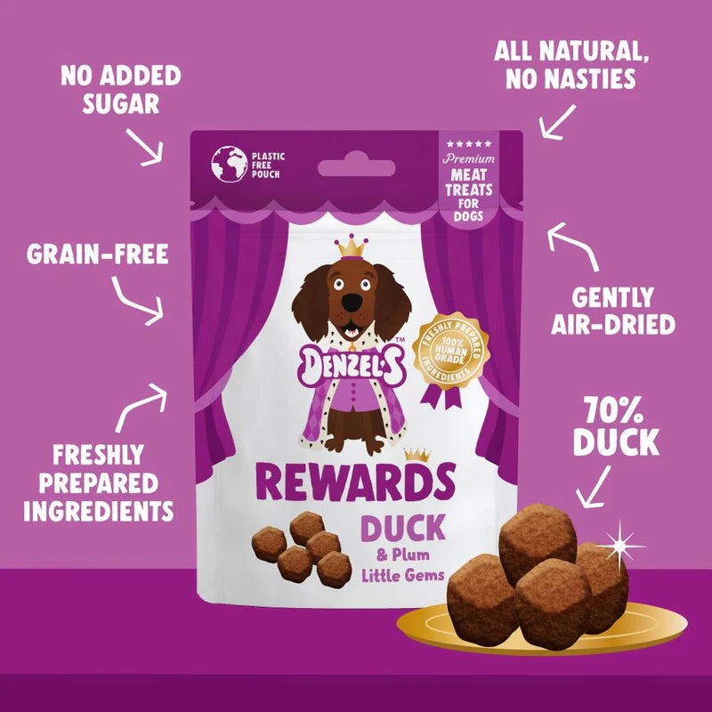 Denzels Duck & Plum Dog Treats