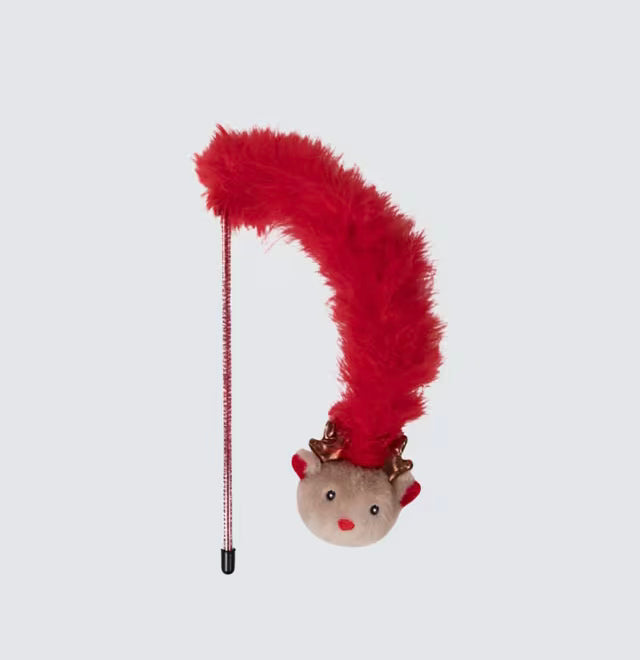 Rosewood Roxy Reindeer Cat Teaser Toy