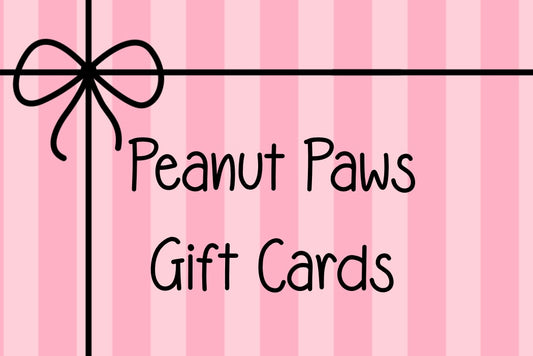 Peanut Paws Gift Cards