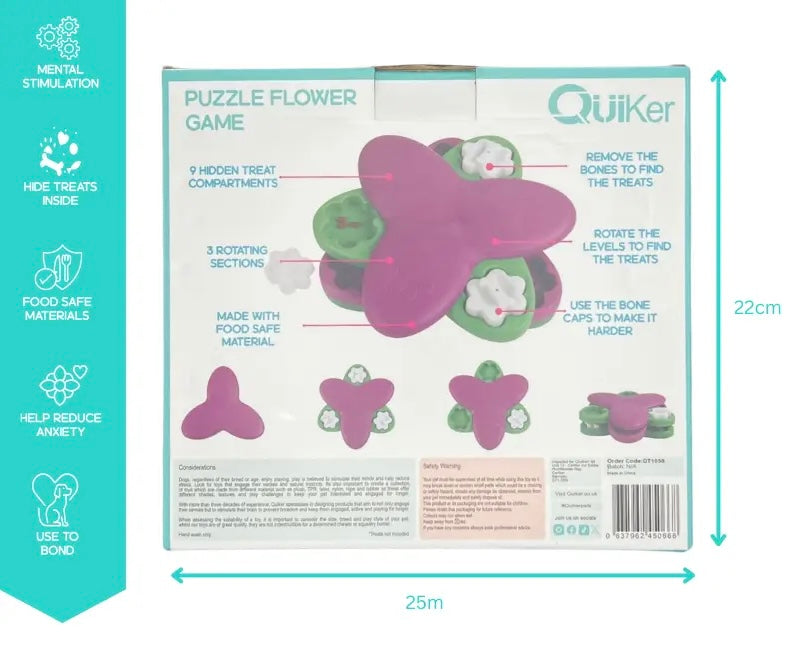 Flower Puzzle Enrichment Toy