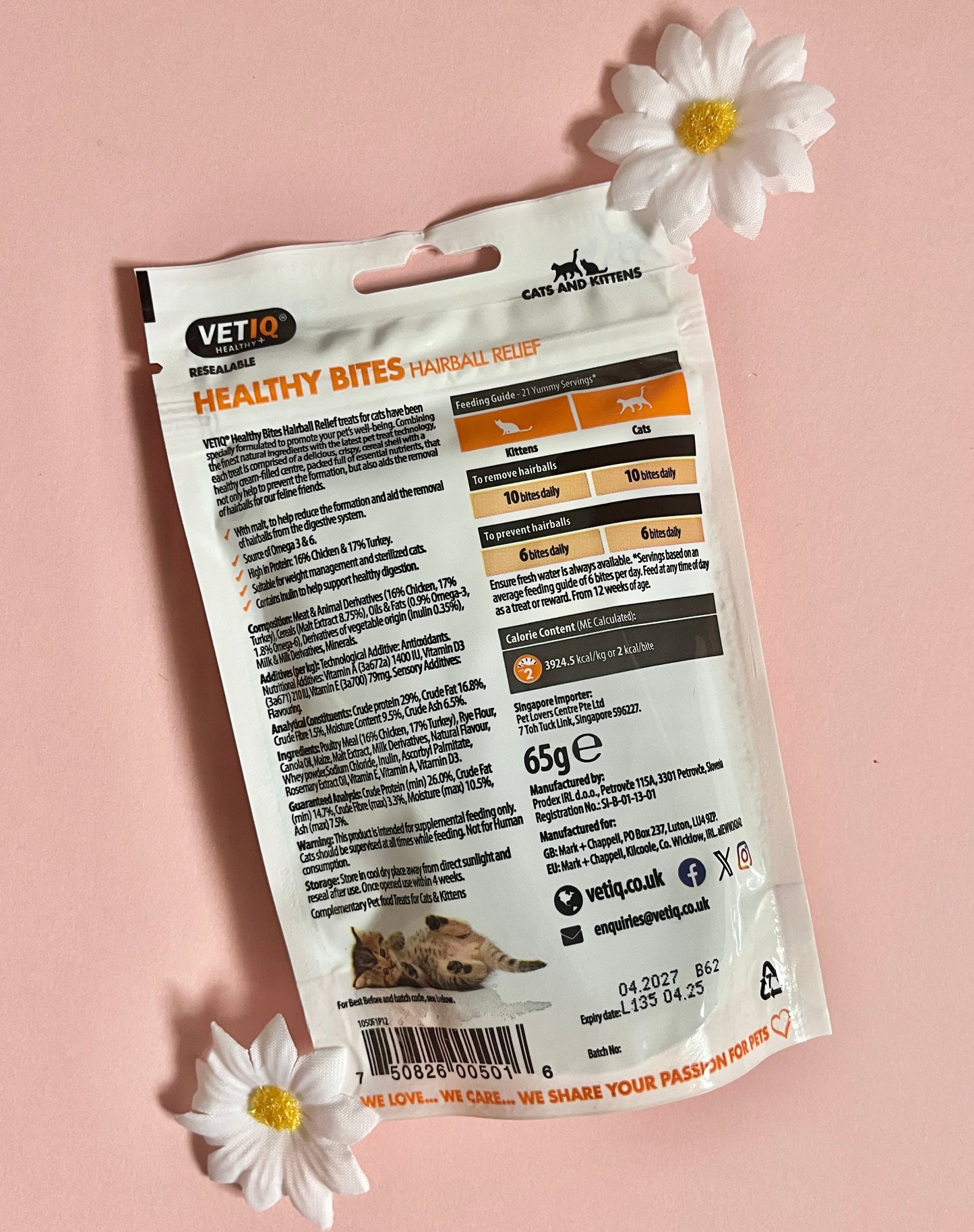 VETIQ Healthy Bites Hairball Relief