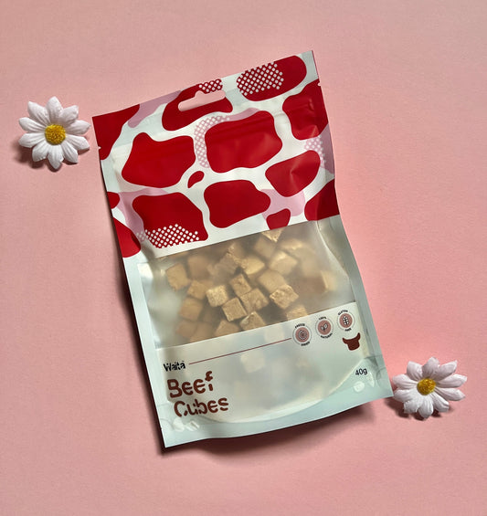 Waita Freeze Dried Beef Cubes 40g