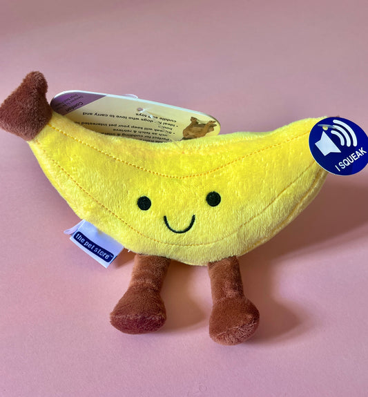 Cute Fruit Dog Toy - Bonnie Banana