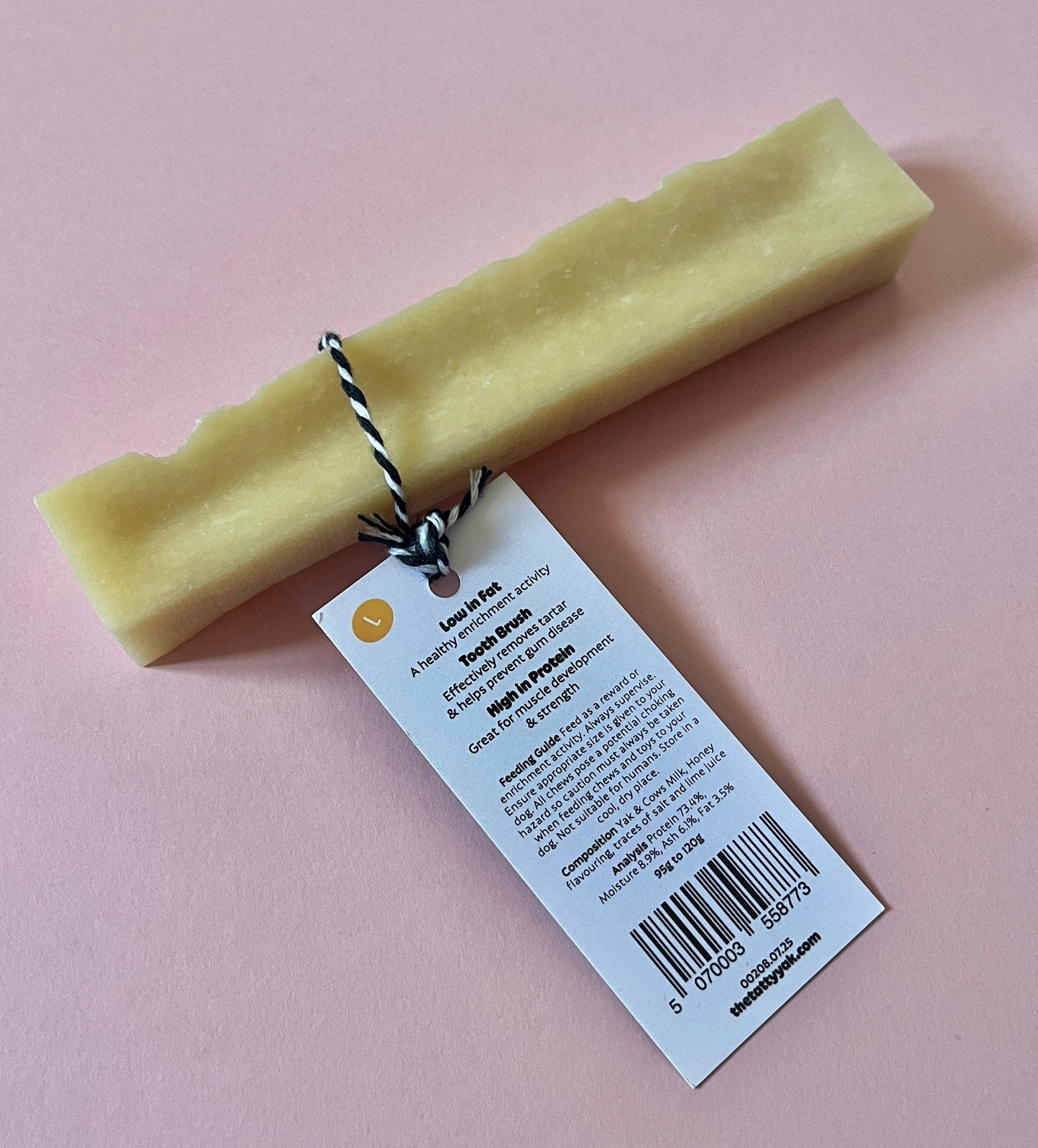 Tatty Yak Milk Bar - Honey - Large