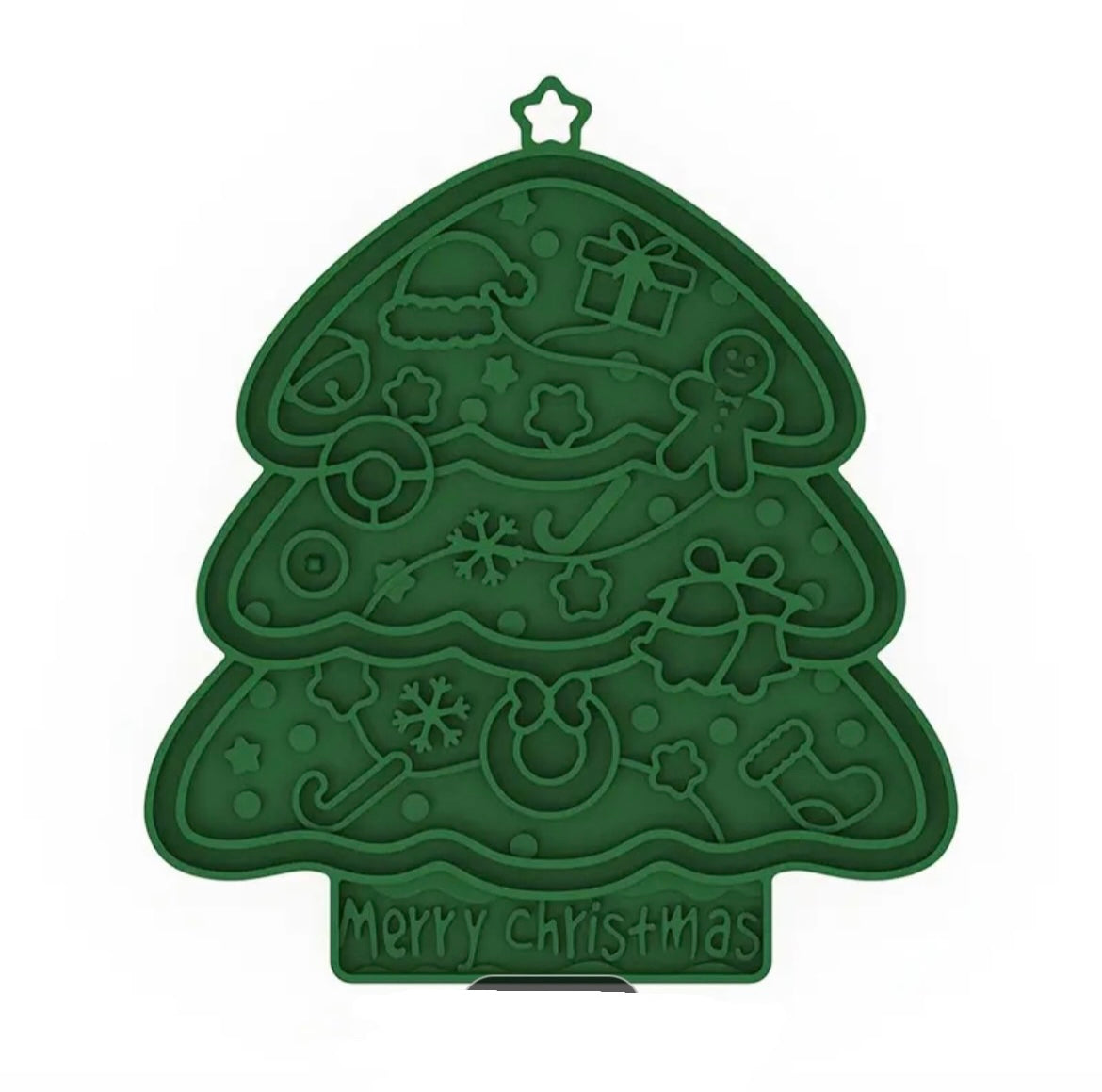 Christmas Lick Mat - Green