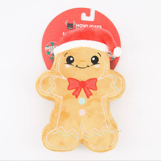 FuzzYard Gingerbread Man Dog Toy