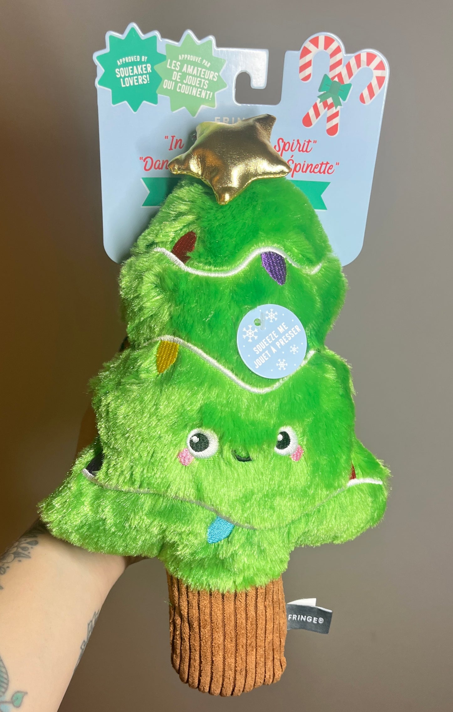 Christmas Tree Dog Toy