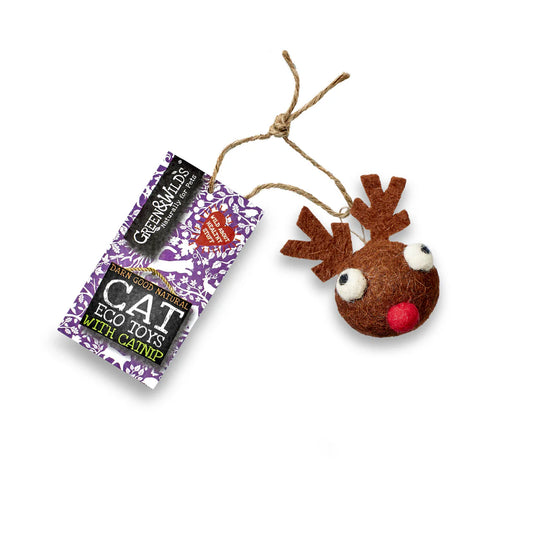 Green&Wilds Dasher Christmas Catnip Cat Toy