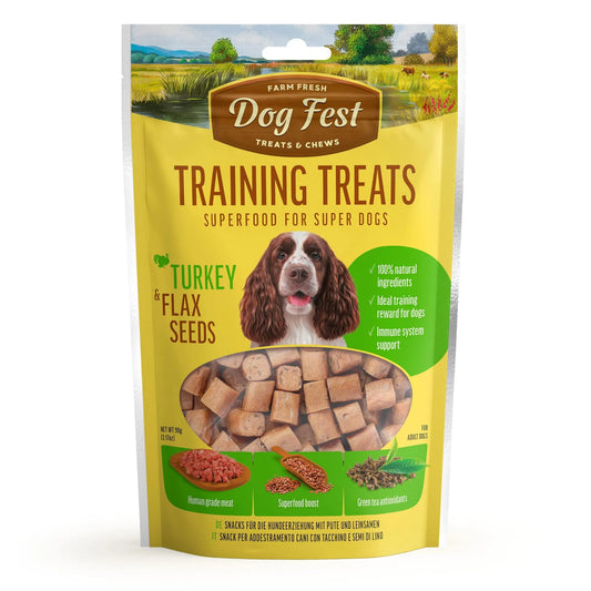 Dog Fest - Turkey & Flax Seed Training Treats