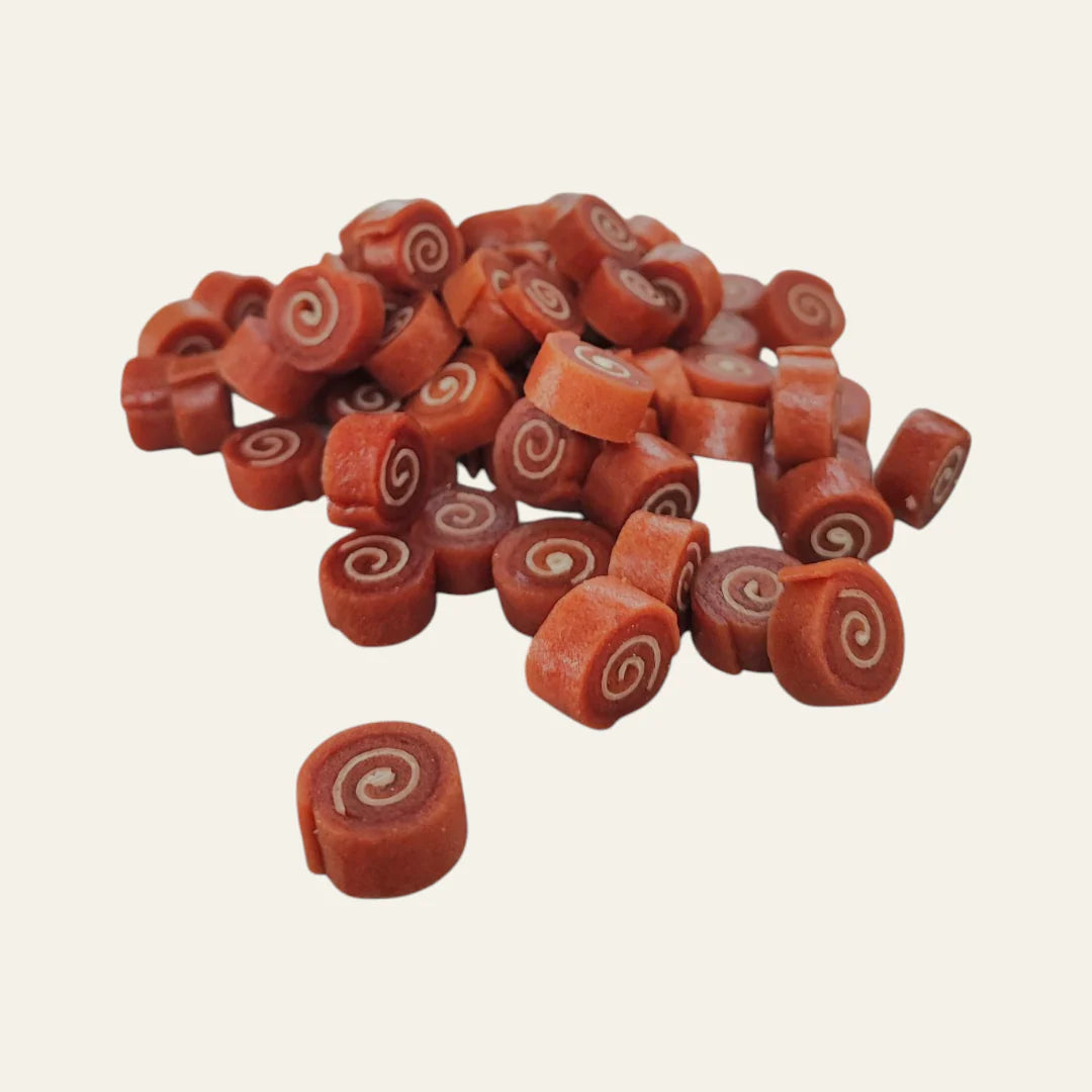 Rabbit & Cod Mini Rolls - 100g